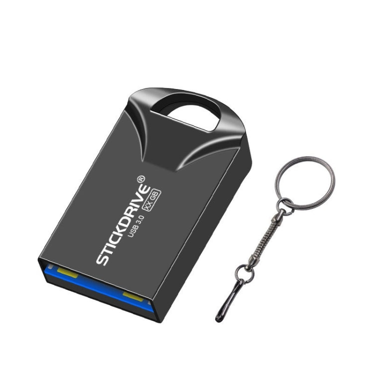 STICKDRIVE 128GB USB 3.0 High Speed Mini Metal U Disk (Black) - USB Flash Drives by STICKDRIVE | Online Shopping South Africa | PMC Jewellery | Buy Now Pay Later Mobicred