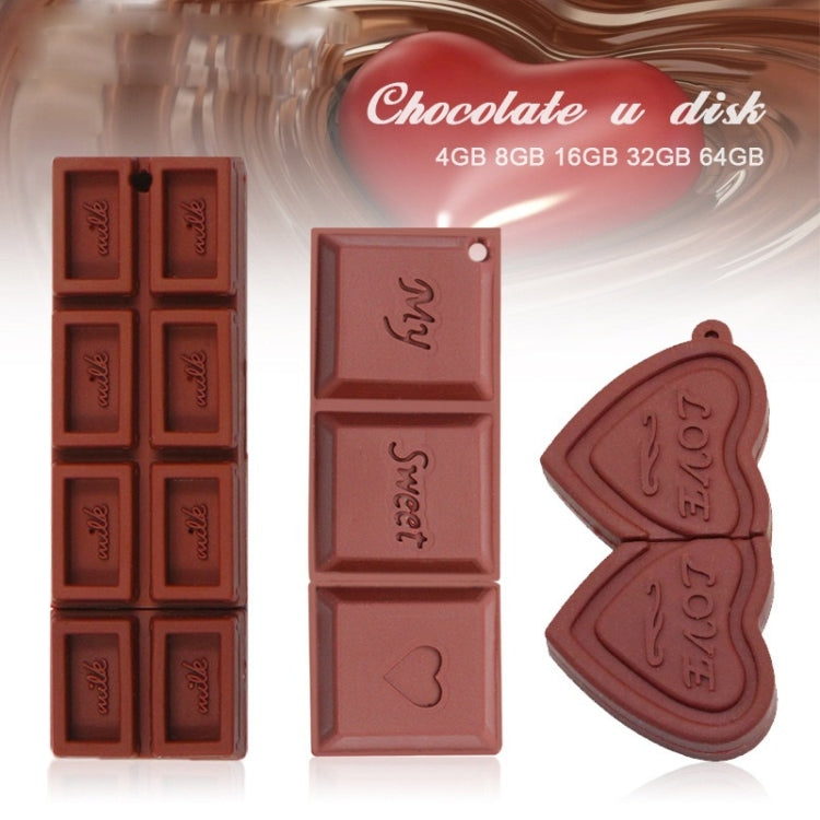 MicroDrive 128GB USB 2.0 Creative Chocolate U Disk - free shipping - PMC Jewellery - Order now!