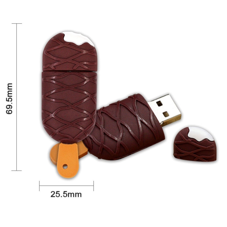 MicroDrive M4 128GB USB 2.0 Creative Ice Cream U Disk - USB Flash Drives by MicroDrive | Online Shopping South Africa | PMC Jewellery | Buy Now Pay Later Mobicred