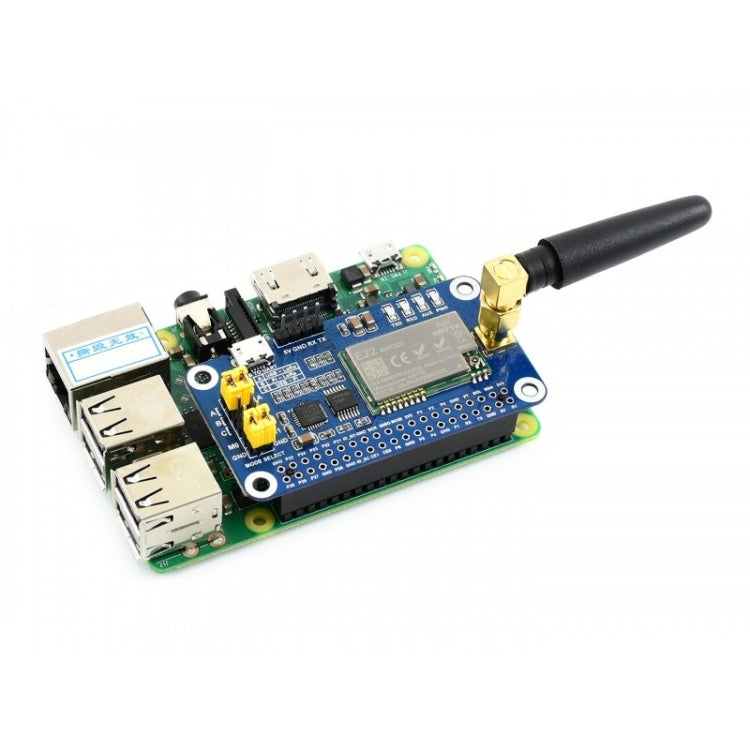 Waveshare LoRa HAT 433MHz Frequency Band for Raspberry Pi, Applicable for Europe / Asia / Africa - Mini PC Accessories by Waveshare | Online Shopping South Africa | PMC Jewellery