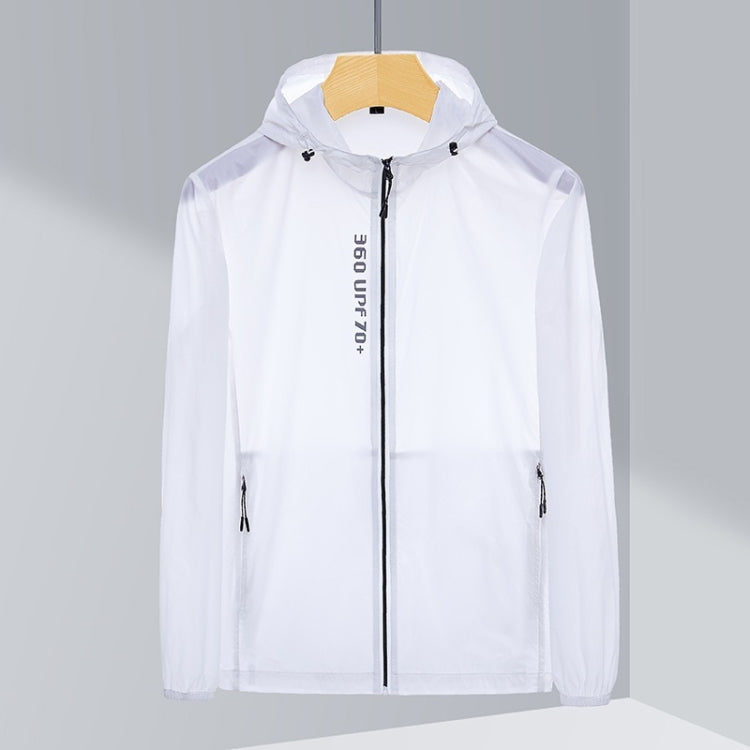 Ladys Outdoor UV Proof Breathable Lightweight UPF 70+ Couples Sun Proof Clothes (Color:White Size:XXXL) - Jacket & Loose Coat by PMC Jewellery | Online Shopping South Africa | PMC Jewellery