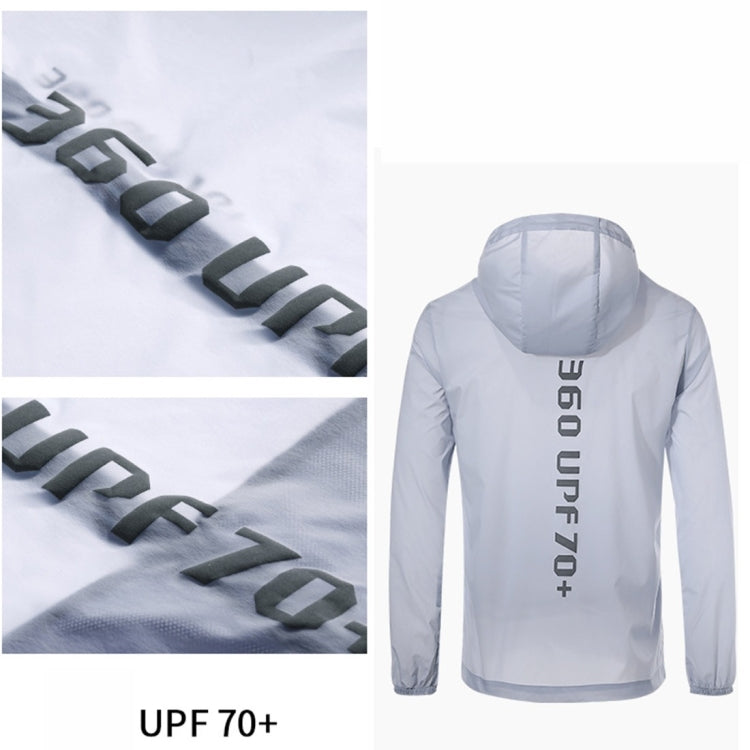 Ladys Outdoor UV Proof Breathable Lightweight UPF 70+ Couples Sun Proof Clothes (Color:White Size:XXXL) - Jacket & Loose Coat by PMC Jewellery | Online Shopping South Africa | PMC Jewellery