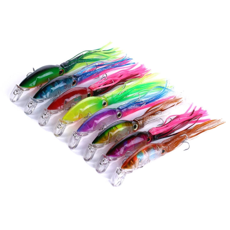 HENGJIA JIZ002 10cm/16.6g 8 PCS Big Octopus Squid Shaped Hard Baits Long Shot Fishing Lures Tackle Baits Fit Sea Fishing and Freshwater Fishing,Boxed - Fishing Lures by HENGJIA | Online Shopping South Africa | PMC Jewellery | Buy Now Pay Later Mobicred