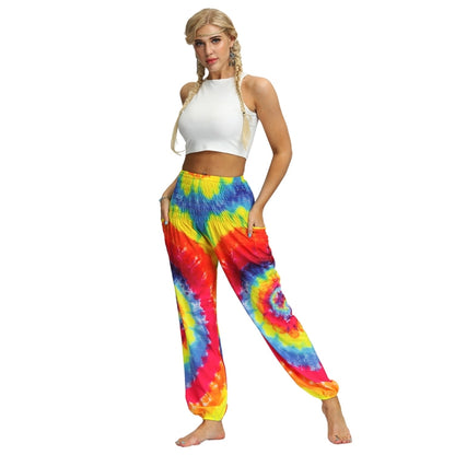 Tie-dye Gradient Beach Holiday Bloomers Suit (Color:Free Size Size:YCI052) - Suit by PMC Jewellery | Online Shopping South Africa | PMC Jewellery