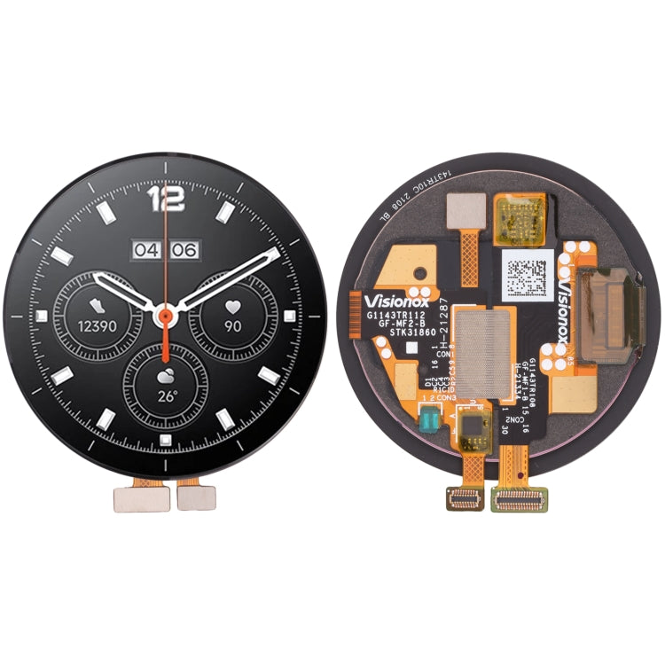 Original LCD Screen and Digitizer Full Assembly for Xiaomi Watch S1 - free shipping - PMC TechLife - Order now!