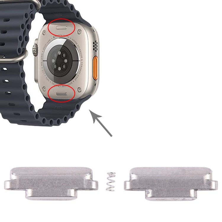1 Pair Power Button Upper/Lower Clips for Apple Watch Ultra 49mm - Other Parts by PMC TechLife | Online Shopping South Africa | PMC TechLife