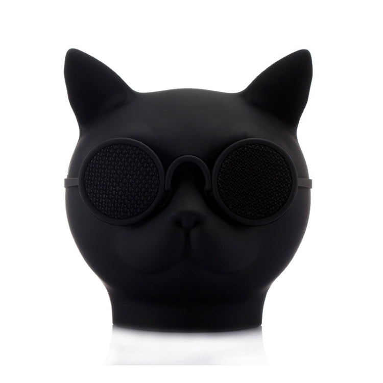 T8 Mini Cat Shape Stereo Wireless Bluetooth Speaker, Support Hands-free / TF Card / FM(Black) - Mini Speaker by PMC Jewellery | Online Shopping South Africa | PMC Jewellery