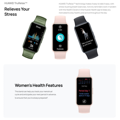 HUAWEI Band 8 Standard 1.47 inch AMOLED Smart Watch, Support Heart Rate / Blood Pressure / Blood Oxygen / Sleep Monitoring(Pink) - Wearable Devices by Huawei | Online Shopping South Africa | PMC Jewellery