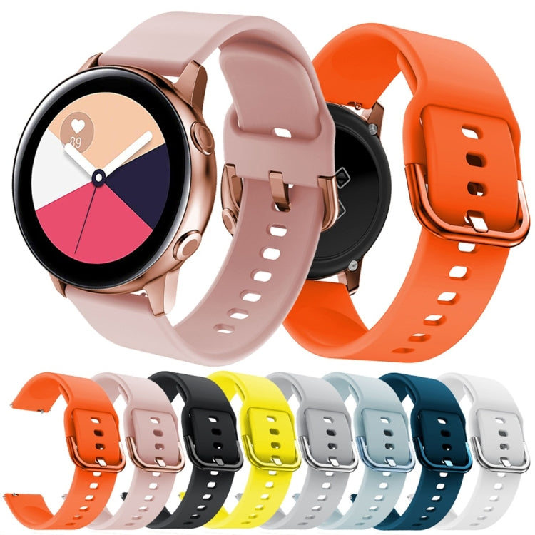 Smart Watch Electroplated Buckle Watch Band for Galaxy Watch Active(Pink) - Watch Bands by PMC TechLife | Online Shopping South Africa | PMC TechLife | Buy Now Pay Later Mobicred