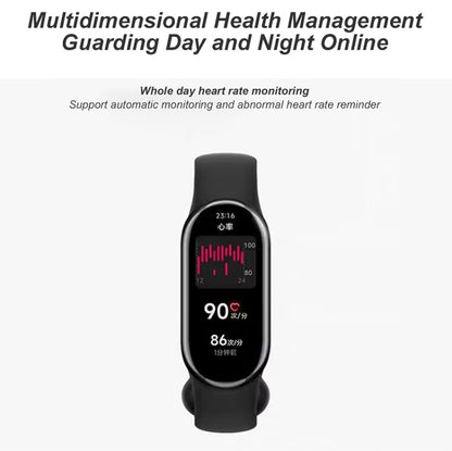 Original Xiaomi Mi Band 8 Global 1.62 inch AMOLED Screen 5ATM Waterproof Smart Watch, Support Blood Oxygen / Heart Rate Monitor (Black) - Wearable Devices by Xiaomi | Online Shopping South Africa | PMC Jewellery | Buy Now Pay Later Mobicred