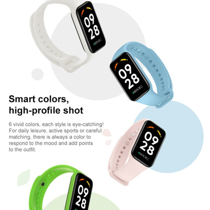 Original For Xiaomi Redmi Band 2 TPU Colorful Watch Band (White) - Watch Bands by Xiaomi | Online Shopping South Africa | PMC Jewellery