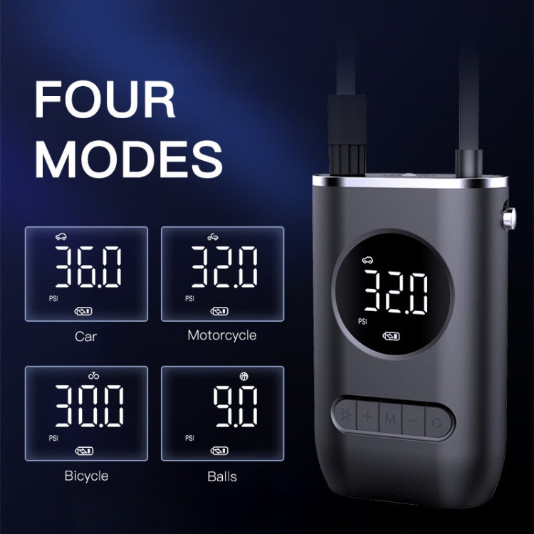 Car Portable Mini Wireless Digital Display Tire Inflator Pump - free shipping - PMC TechLife - Order now!
