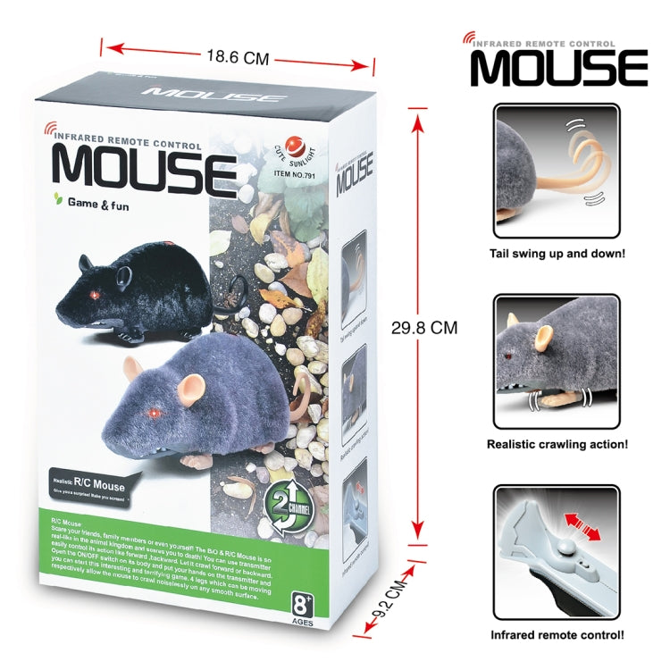 Remote Control Infrared Realistic RC Mouse Toy, Random Color Delivery - Electronic Pets by PMC Jewellery | Online Shopping South Africa | PMC Jewellery