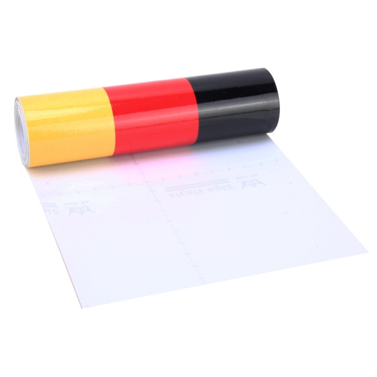 2m German Flag Car Plastic Wrap Sticker Decal Film - Decorative Sticker by PMC TechLife | Online Shopping South Africa | PMC TechLife