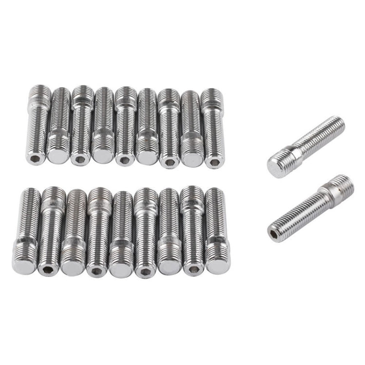 20 PCS 5cm Universal Car Modification Extended Wheels Stud Conversion M14x1.5 to M12x1.5 Screw Adapter LN032 LN033 LN044 - free shipping - PMC TechLife - Order now!