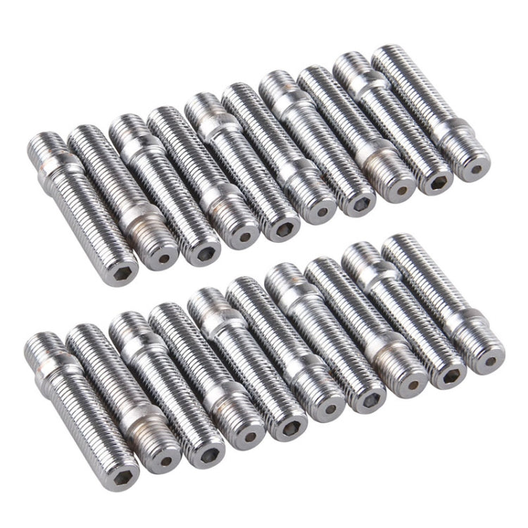 20 PCS 5cm Universal Car Modification Extended Wheels Stud Conversion M14x1.5 to M12x1.5 Screw Adapter LN032 LN033 LN044 - free shipping - PMC TechLife - Order now!