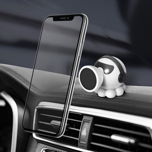 Car Octopus Shape Magnetic Mobile Phone Holder (White) - Car Holders by PMC Jewellery | Online Shopping South Africa | PMC Jewellery