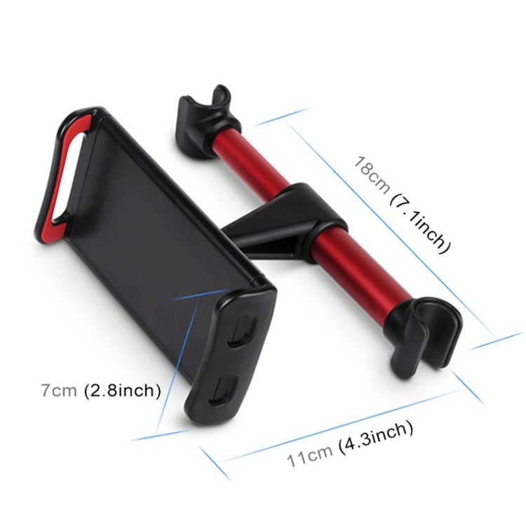 p-01 Auto Car Seatback Tablet PC / Mobilephone Holder (Red) - Car Holders by PMC Jewellery | Online Shopping South Africa | PMC Jewellery