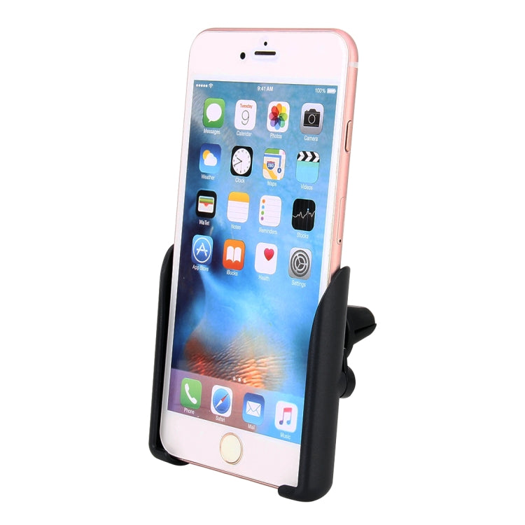Universal Car Air Vent Mount Phone Holder Stand, Clip Width: 6-8.5cm, For iPhone, Galaxy, Sony, Lenovo, HTC, Huawei and other Smartphones (Black) - Car Holders by PMC Jewellery | Online Shopping South Africa | PMC Jewellery