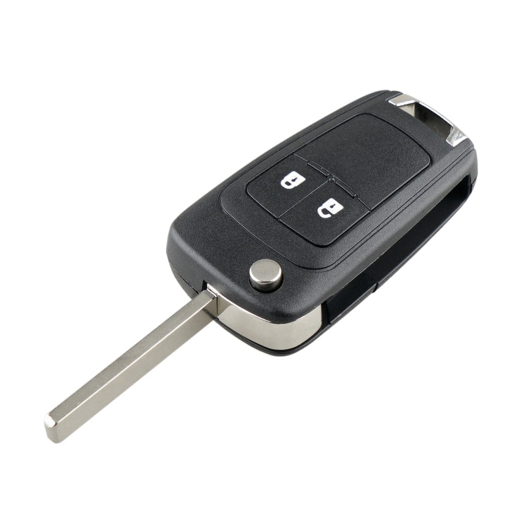 For Opel Car Keys Replacement 2 Buttons Car Key Case with Foldable Key Blade - Remote Car Key by PMC TechLife | Online Shopping South Africa | PMC TechLife