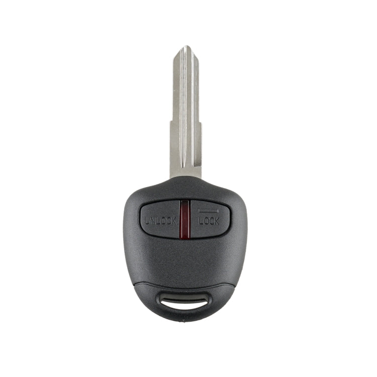 For MITSUBISHI 2 Buttons Intelligent Remote Control Car Key with 46 Chip & Battery & Right Slot, Frequency: 433MHz - Remote Car Key by PMC Jewellery | Online Shopping South Africa | PMC Jewellery