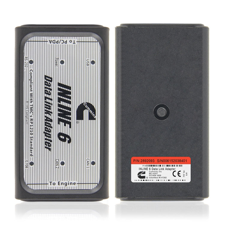 12V Cummins Inline6 Data Link Adapter Heavy Duty Diagnostic Tool Scanner - Code Readers & Scan Tools by PMC TechLife | Online Shopping South Africa | PMC TechLife