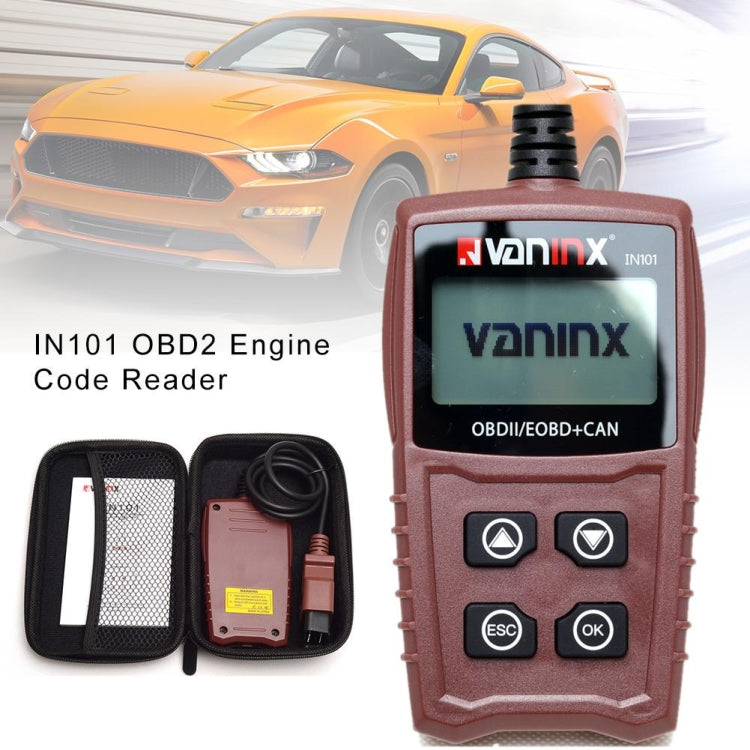 Vaninx IN101 Automotive Scanner Car OBDII / EOBD+ Can Battery Engine Fault Diagnosis Tool Battery Detector - Code Readers & Scan Tools by PMC TechLife | Online Shopping South Africa | PMC TechLife