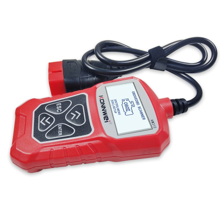 KONNWEI KW310 OBD Car Fault Detector Code Reader ELM327 OBD2 Scanner Diagnostic Tool(Red) - Code Readers & Scan Tools by KONNWEI | Online Shopping South Africa | PMC Jewellery | Buy Now Pay Later Mobicred