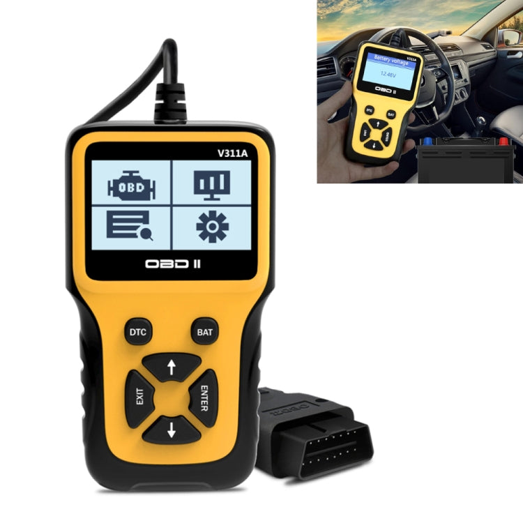 V311A Car Handheld V1.1 OBD2 Fault Detector OBD2 Diagnostic Tool - Code Readers & Scan Tools by PMC TechLife | Online Shopping South Africa | PMC TechLife