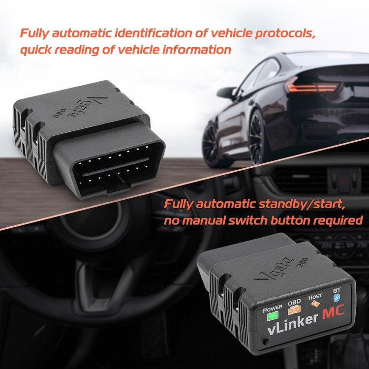 VLINKER MC V2.2 Bluetooth 3.0 Car OBD Fault Diagnosis Detector - Code Readers & Scan Tools by PMC Jewellery | Online Shopping South Africa | PMC Jewellery