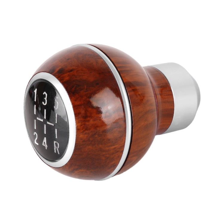 Universal Car Wood Texture Metal Gear Shift Knob (Silver) - Shift Knob by PMC Jewellery | Online Shopping South Africa | PMC Jewellery