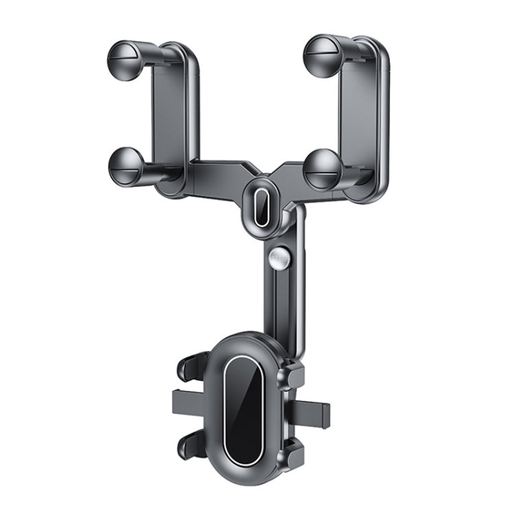 Snap-on Rearview Mirror Car Phone Holder In-Car Navigation Bracket - Car Holders by PMC TechLife | Online Shopping South Africa | PMC TechLife