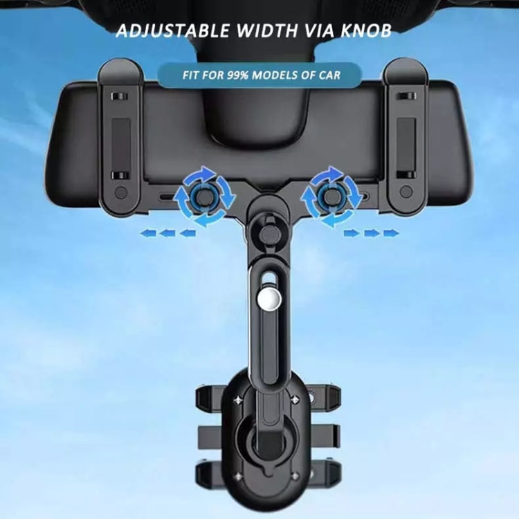 Snap-on Rearview Mirror Car Phone Holder In-Car Navigation Bracket - Car Holders by PMC TechLife | Online Shopping South Africa | PMC TechLife