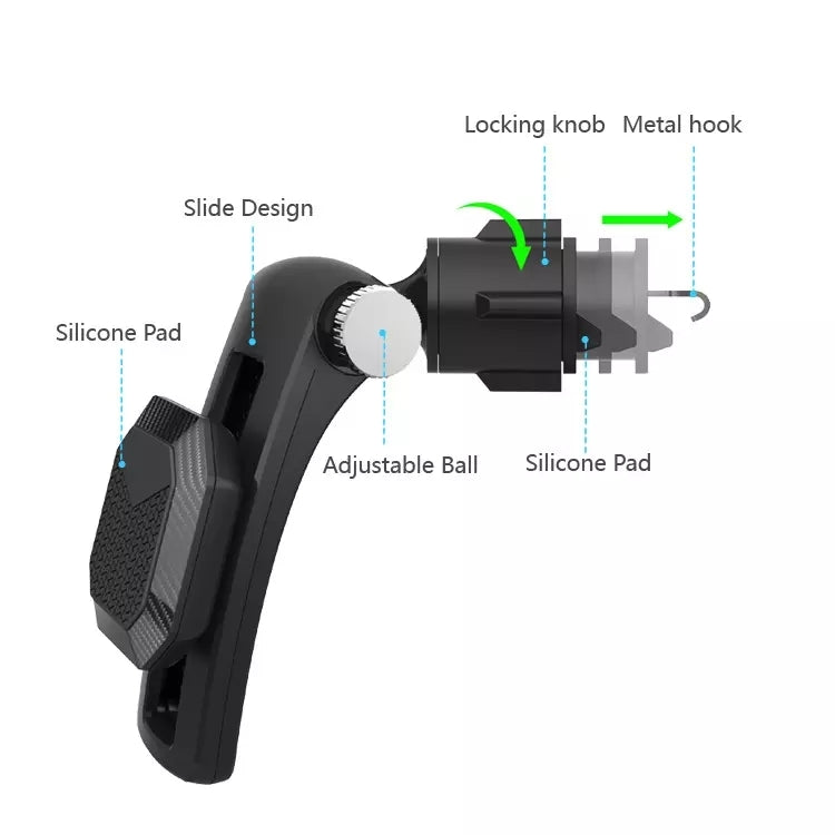 Multifunctional Car Air Conditioner Air Outlet Magnetic Phone Holder (Green) - Car Holders by PMC Jewellery | Online Shopping South Africa | PMC Jewellery