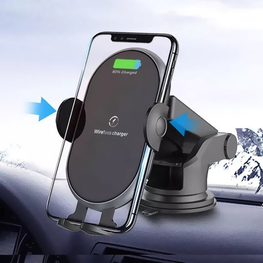 Car Smart Wireless Charger Phone Holder - Wireless Charger Holders by PMC Jewellery | Online Shopping South Africa | PMC Jewellery