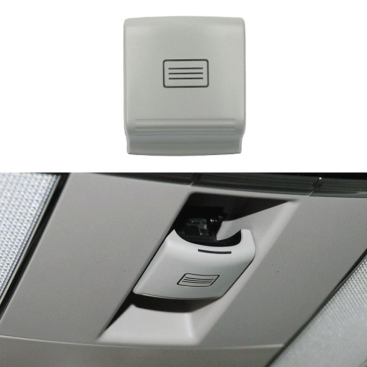 For Mercedes-Benz W221 2006-2013 Left Driving Car Sunroof Switch Button Dome Light Button(Grey) - Car Switches by PMC Jewellery | Online Shopping South Africa | PMC Jewellery