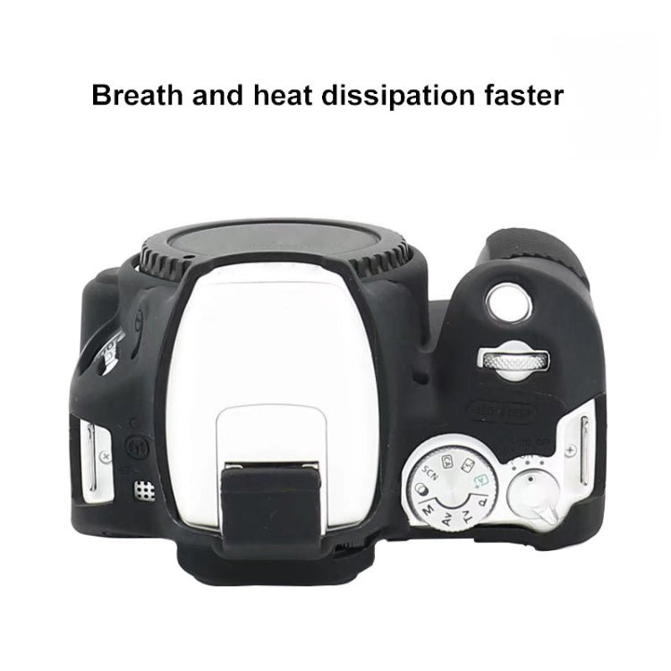 For Canon EOS 250D Soft Silicone Protective Case (White) - Protective Case by PMC TechLife | Online Shopping South Africa | PMC TechLife