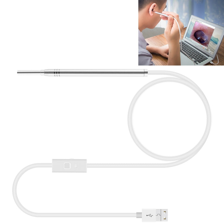 1MP HD Visual Ear Nose Tooth Endoscope Borescope with 6 LEDs, Lens Diameter: 4.3mm -  by PMC Jewellery | Online Shopping South Africa | PMC Jewellery