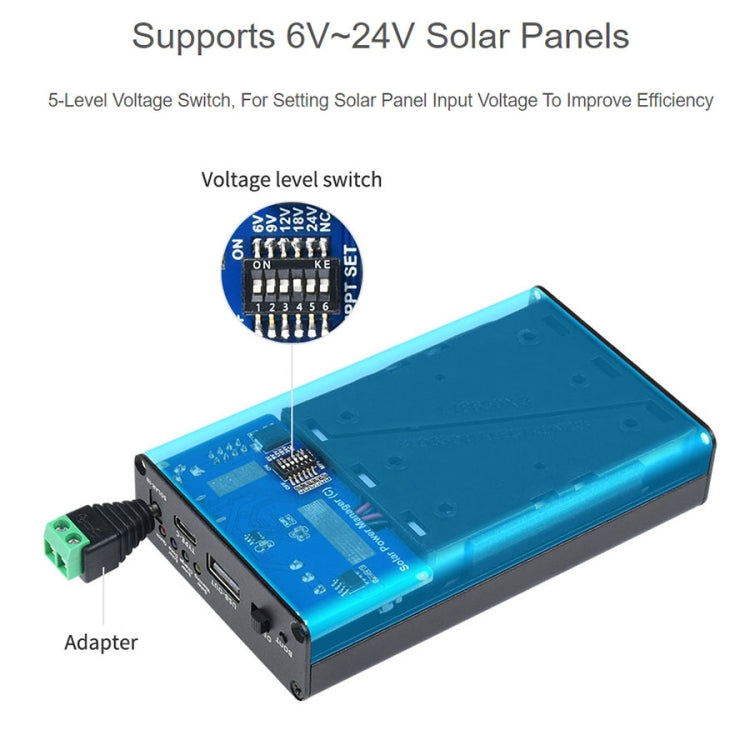 Waveshare Solar Power Manager (C) - Modules Expansions Accessories by WAVESHARE | Online Shopping South Africa | PMC Jewellery