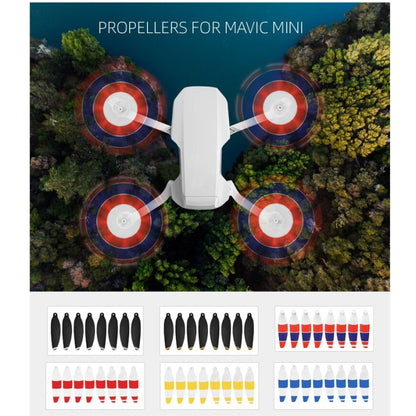 8PCS/Set Sunnylife 4726F Low Noise Quick-release Wing Propellers for DJI Mavic Mini 1(Gold) - DIY Propeller by Sunnylife | Online Shopping South Africa | PMC Jewellery