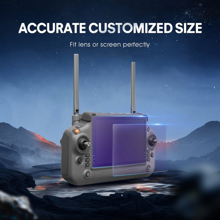 For DJI RC Plus with Screen STARTRC 3pcs Frosted Purple Eye Protection Tempered Glass Film - Others by STARTRC | Online Shopping South Africa | PMC Jewellery
