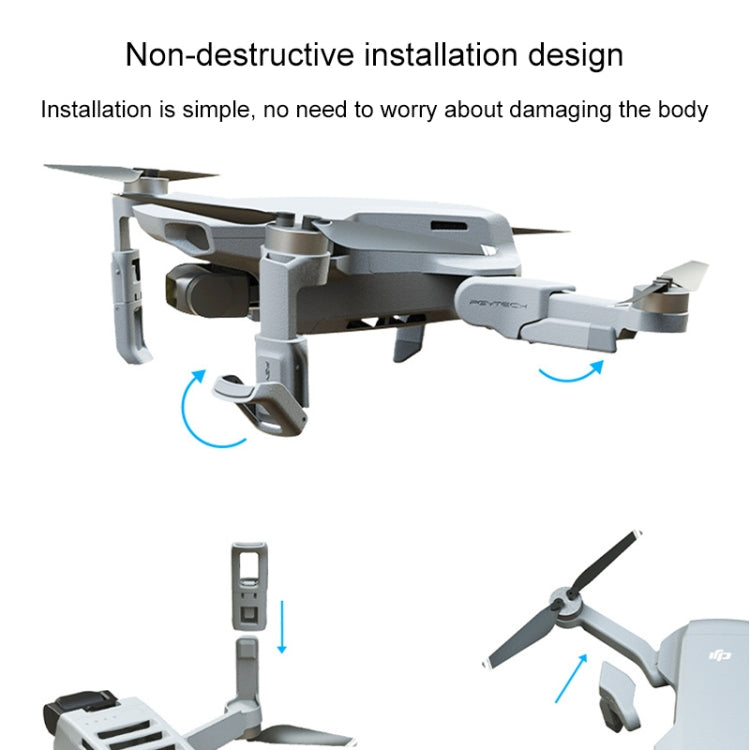 PGYTECH P-12A-012 Portable Heightened Landing Gear Extensions Rack for DJI Mavic Mini - Other by PGYTECH | Online Shopping South Africa | PMC TechLife | Buy Now Pay Later Mobicred
