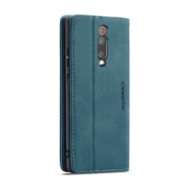 CaseMe-013 Multi-functional Retro Frosted Horizontal Flip Leather Case with Card Slot & Holder & Wallet For Xiaomi Mi 9T Pro / Redmi K20 Pro / Xiaomi Mi 9T / Redmi K20(Blue) - Xiaomi Cases by CaseMe | Online Shopping South Africa | PMC TechLife | Buy Now Pay Later Mobicred