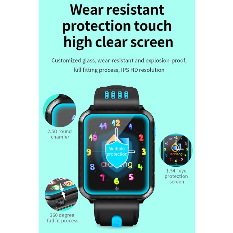 H1 1.54 inch Full-fit Screen Dual Cameras Smart Phone Watch, Support SIM Card / GPS Tracking / Real-time Trajectory / Temperature Monitoring(Silver Pink) - Smart Watches by PMC Jewellery | Online Shopping South Africa | PMC Jewellery | Buy Now Pay Later Mobicred