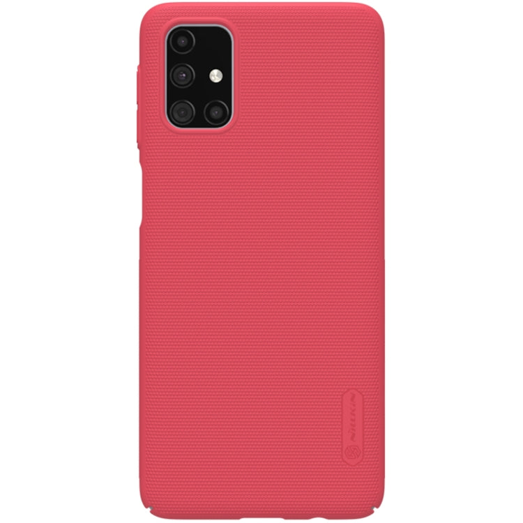 For Samsung Galaxy M31s NILLKIN Frosted Concave-convex Texture PC Protective Case(Red) - Galaxy Phone Cases by NILLKIN | Online Shopping South Africa | PMC Jewellery