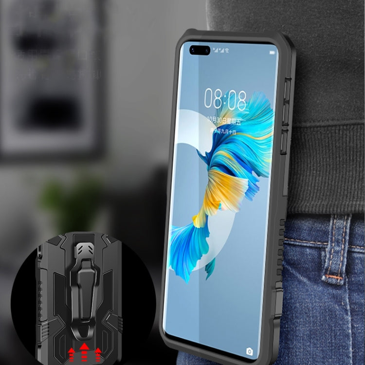 For Huawei P smart 2021 / Y7a Machine Armor Warrior Shockproof PC + TPU Protective Case(Army Green) - free shipping - PMC TechLife - Order now!