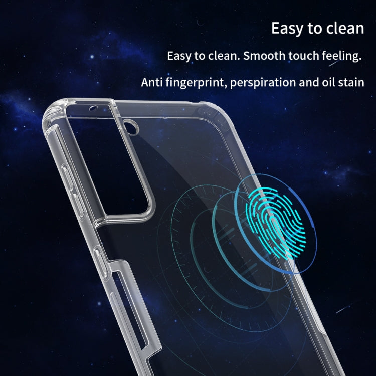 For Samsung Galaxy S21+ 5G NILLKIN Nature TPU Transparent Soft Protective Case(Grey) - Galaxy S21+ 5G Cases by NILLKIN | Online Shopping South Africa | PMC Jewellery