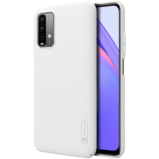 For Xiaomi Redmi Note 9 4G (CN Version) NILLKIN Frosted Concave-convex Texture PC Protective Case(White) - Xiaomi Cases by NILLKIN | Online Shopping South Africa | PMC Jewellery