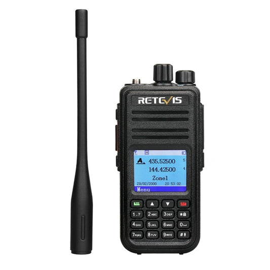 RETEVIS RT3S 136-174MHz + 400-480MHz 3000CH Handheld DMR Digital Two Way Radio Walkie Talkie - Handheld Walkie Talkie by RETEVIS | Online Shopping South Africa | PMC Jewellery | Buy Now Pay Later Mobicred