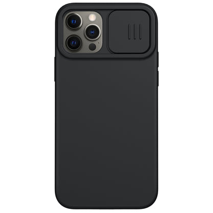 For iPhone 12 / 12 Pro NILLKIN CamShield Liquid Silicone + PC Full Coverage Case(Black) - iPhone 12 / 12 Pro Cases by NILLKIN | Online Shopping South Africa | PMC Jewellery